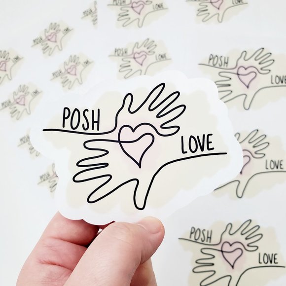 LB063 Posh Love Poshmark Sticker Sheets Abstract Line Art Design [Price Firm] - Picture 7 of 11